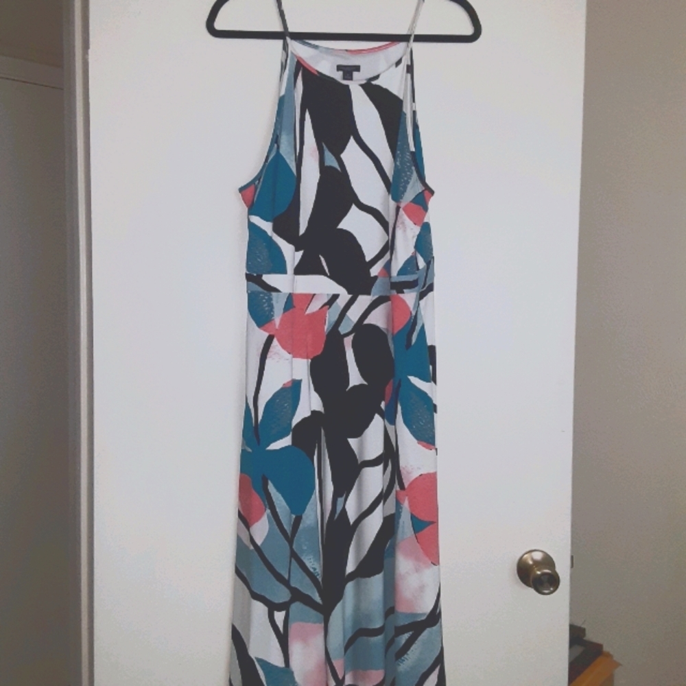 Ann Taylor maxi dress, multi-color